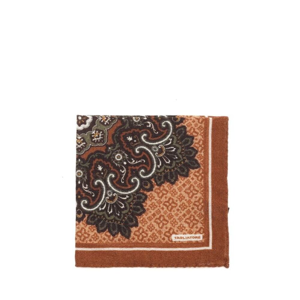 Tagliatore Men Wool Pocket Square